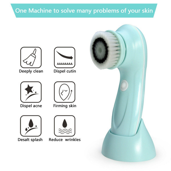 Cleansing Brush 4 in 1 Facial  Deep Clean, Blackhead Remover,