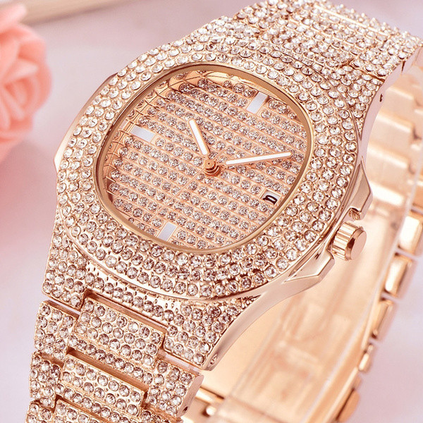 Luxury Hip Hop Bling Diamond Watch