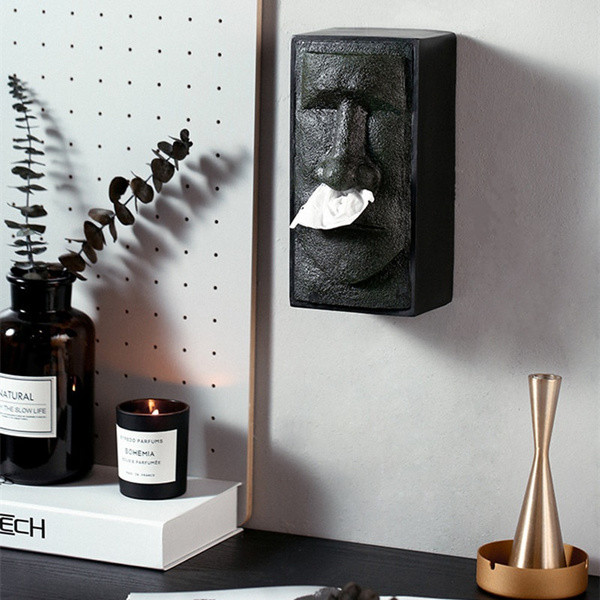 Easter Island Tissue Storage Box