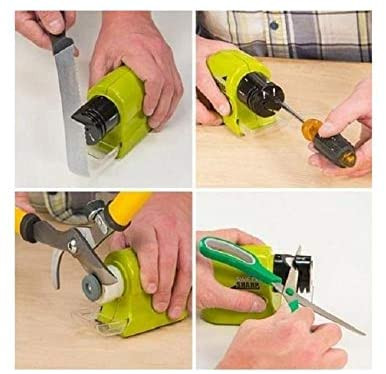 Cordless, Motorized knife sharpener