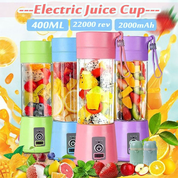 Fruit Juicer Mixer, Mini Portable Rechargeable