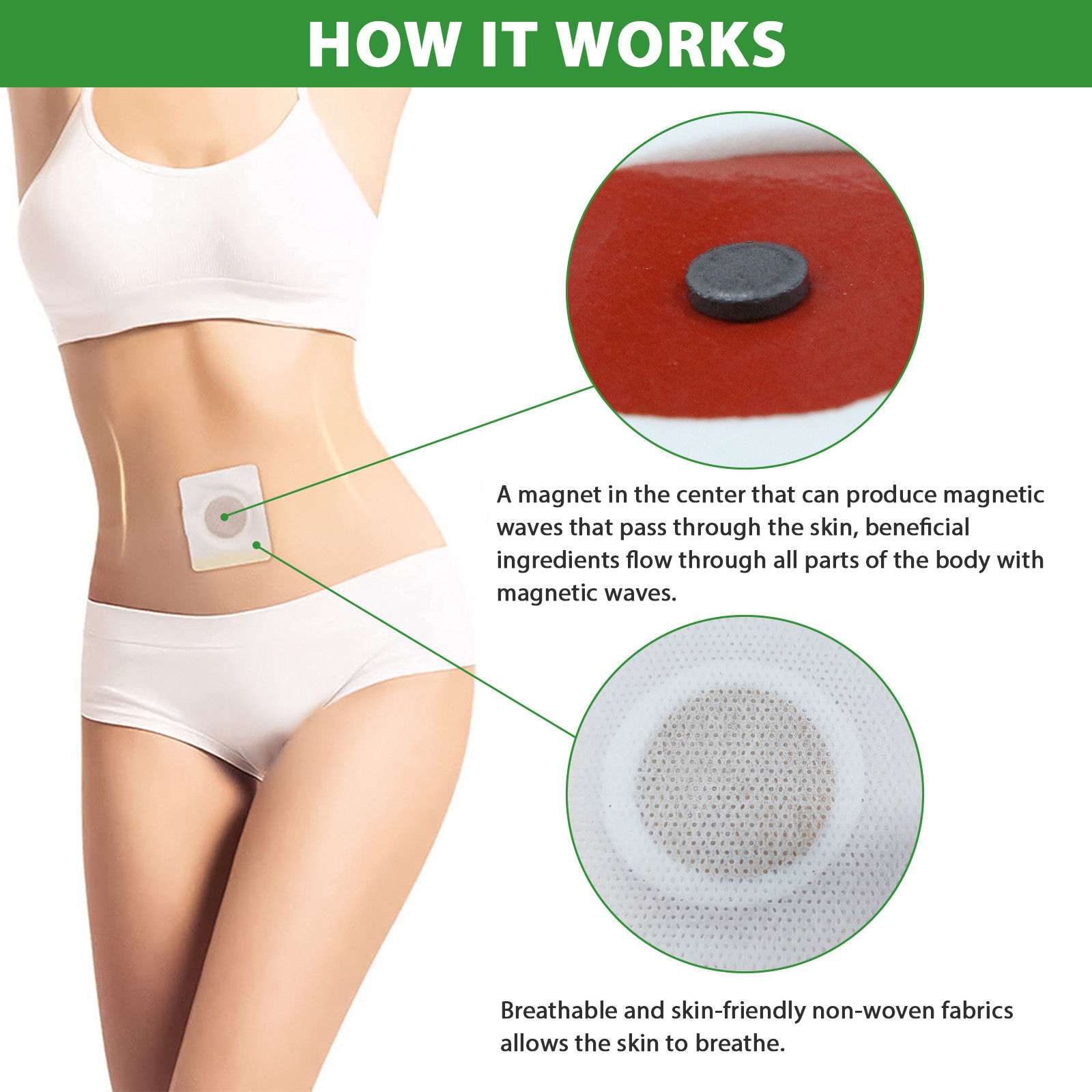 30pcs Weight Loss Patches Natural Slim Adhesive Sheet Quick Slimming