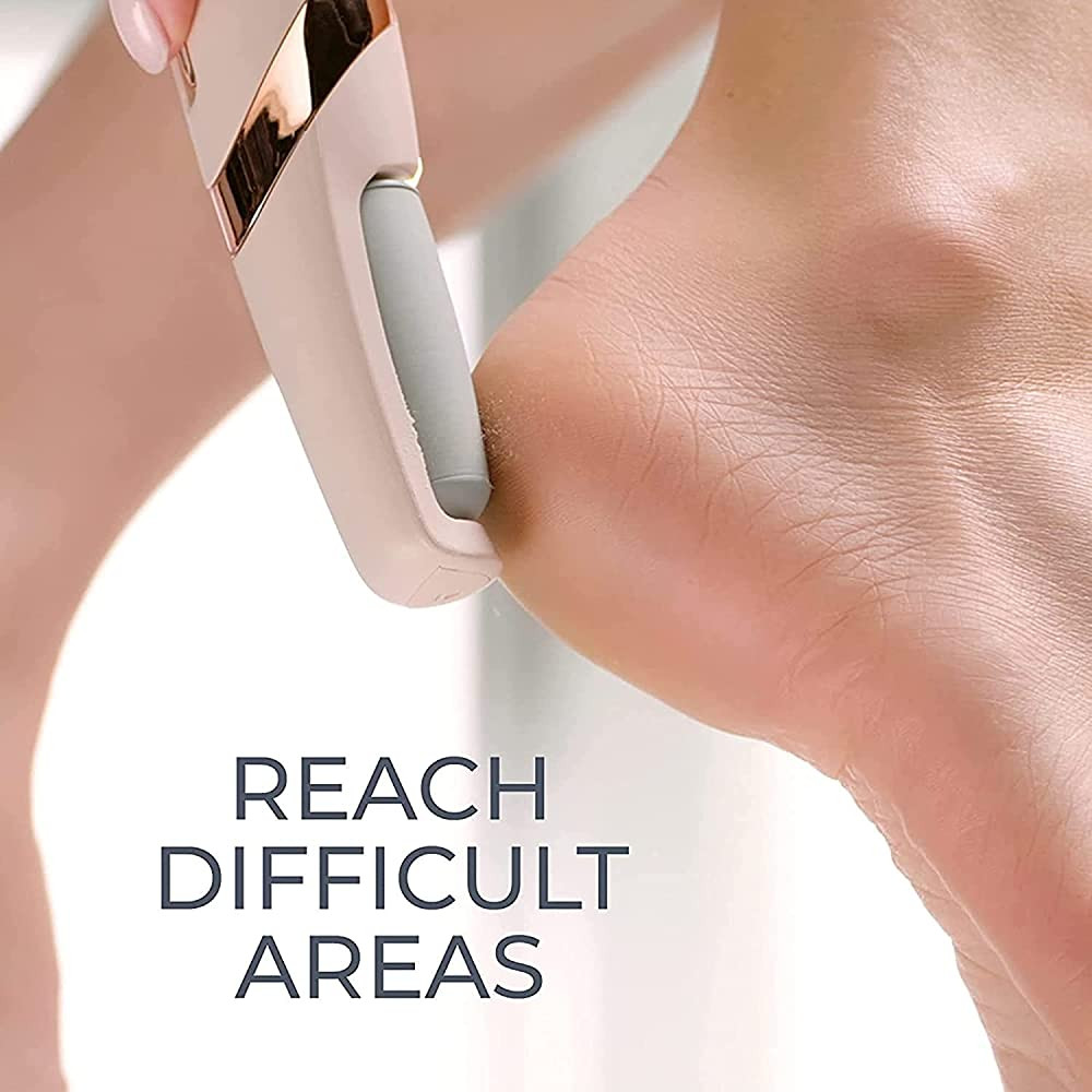 Flawless Pedi Rechargeable Electric Callus Remover Tool for an at Home Spa Pedicure Experience Removes Dry Skin (Pack of 1)