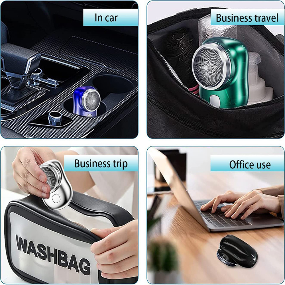 Portable Mini Waterproof electric shaver travel Beard razor