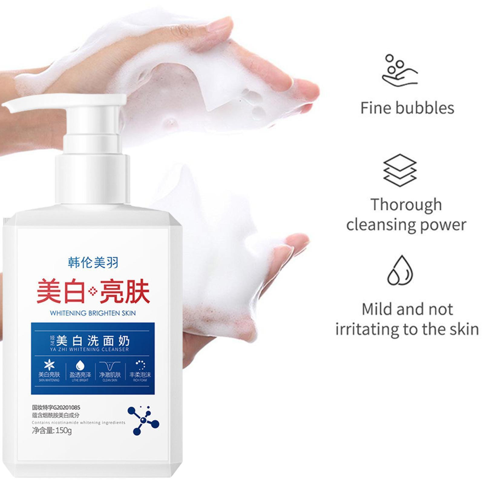 Facial Cleanser Foam Face Wash Whitening