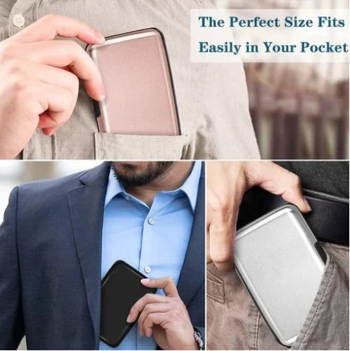 ANTI-THEFT ALUMINUM WALLET CLIP