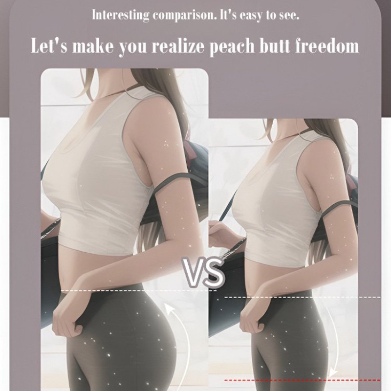 Latex False Buttocks Square Angle Underwear