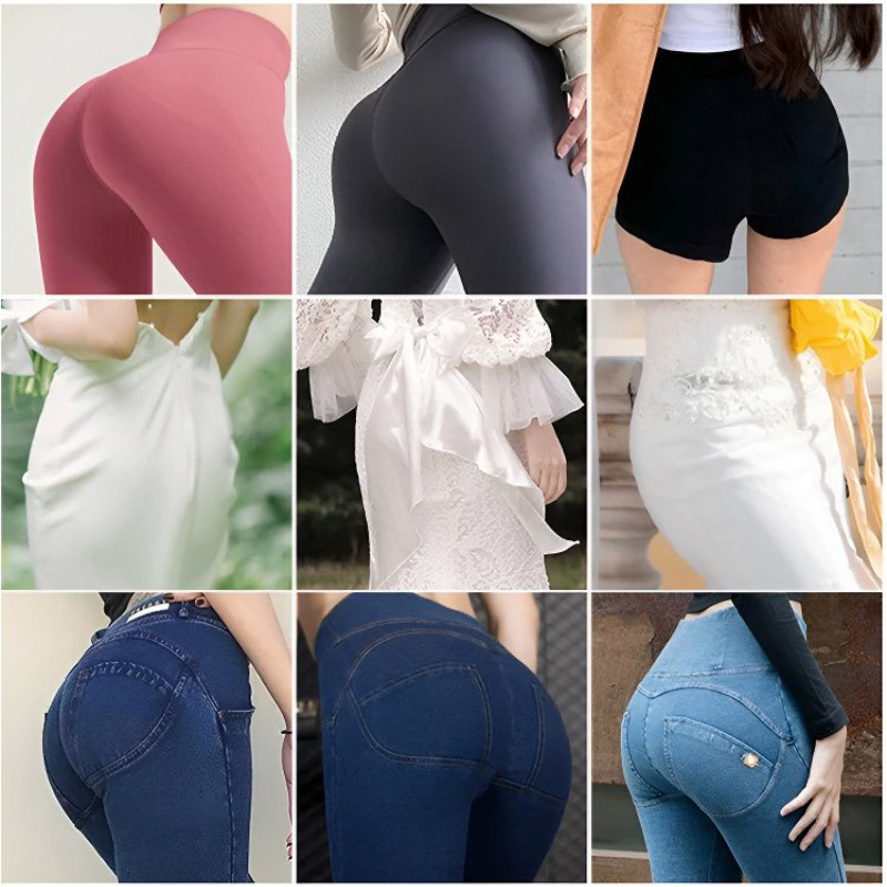 Latex False Buttocks Square Angle Underwear