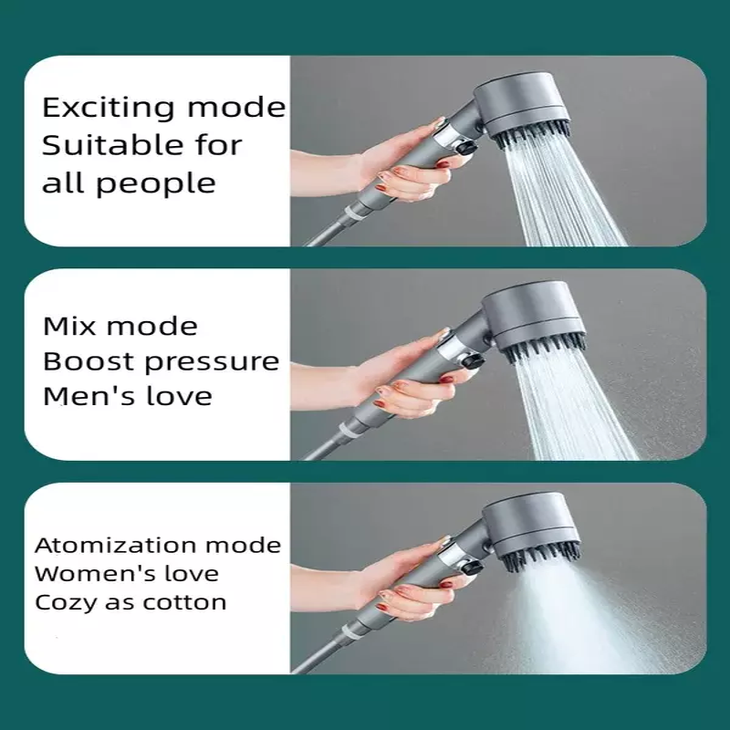 Bathroom Shower 4 Spray Modes