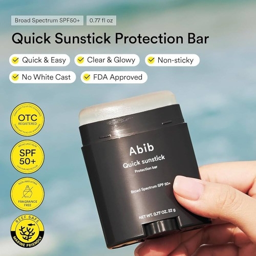 Abib, Quick Sunstick Protect Bar, SPF 50+, 0.77 oz (22 g)
